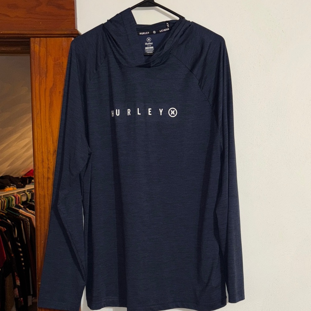 Hurley Navy Long Sleeve Hoodie